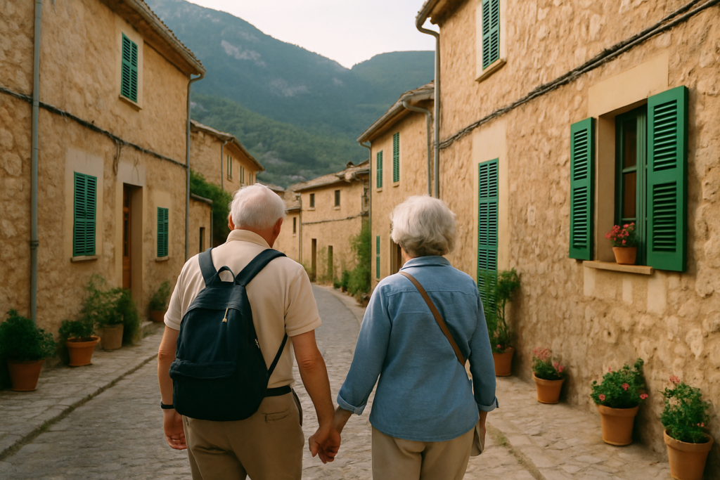 Malerisches Bergdorf im Tramuntana-Gebirge auf Mallorca