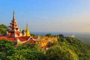 Mandalay Hill in Myanmar