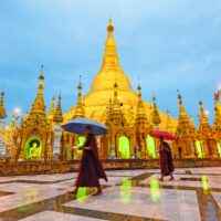 Shwedagon Pagode in Yangon