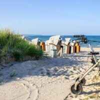 Rollator am Strand