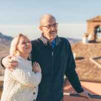 Rentnerpaar in Italien