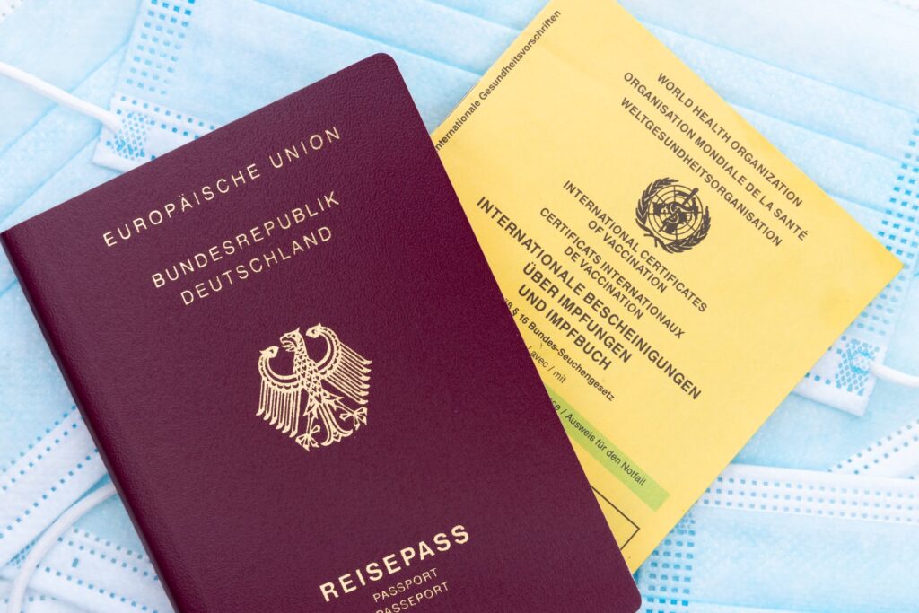 Reisepass Impfausweis
