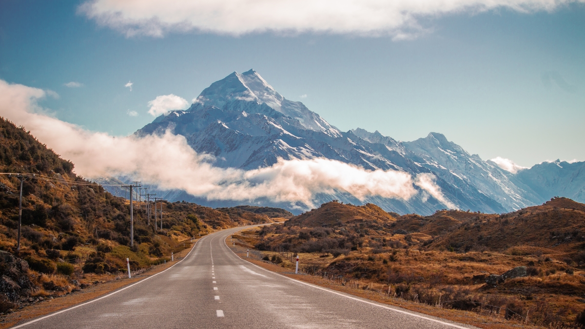 Mount Cook in Neuseeland