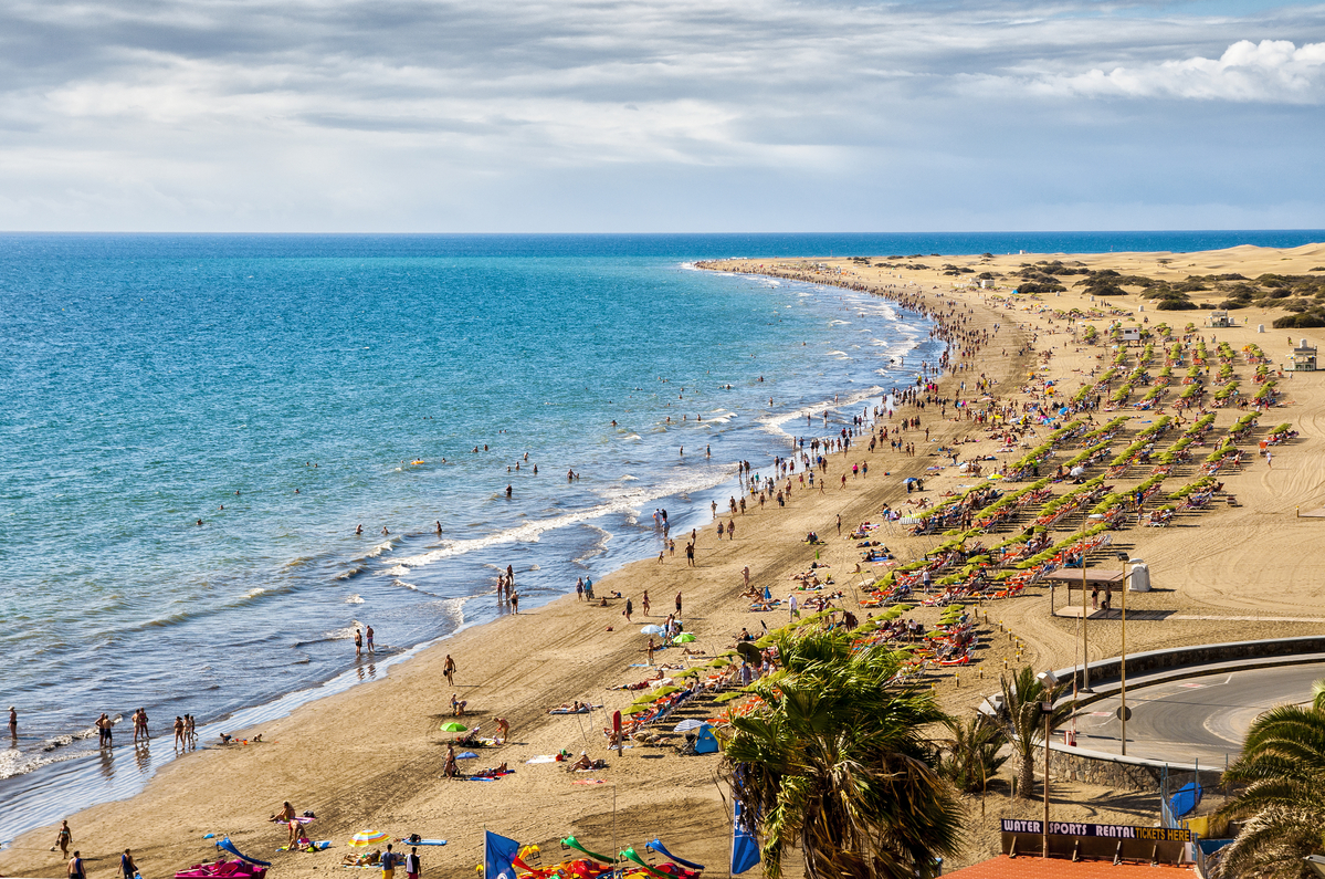 Strand von Maspalomas auf Gran Canaria