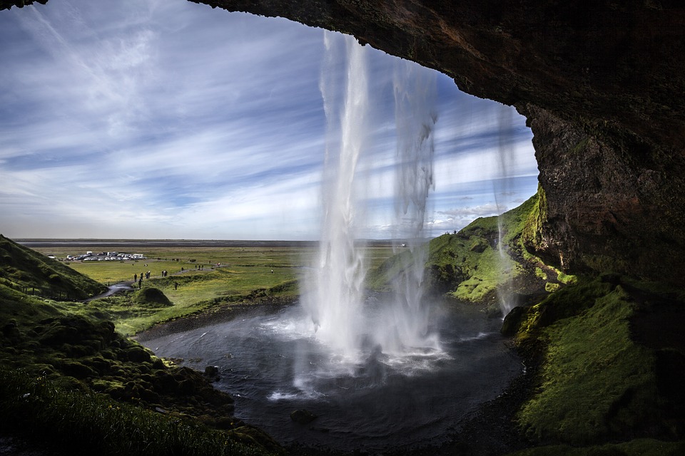 Wasserfall Island