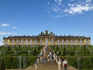 Schloss Sanssouci in Potsdam, Brandenburg