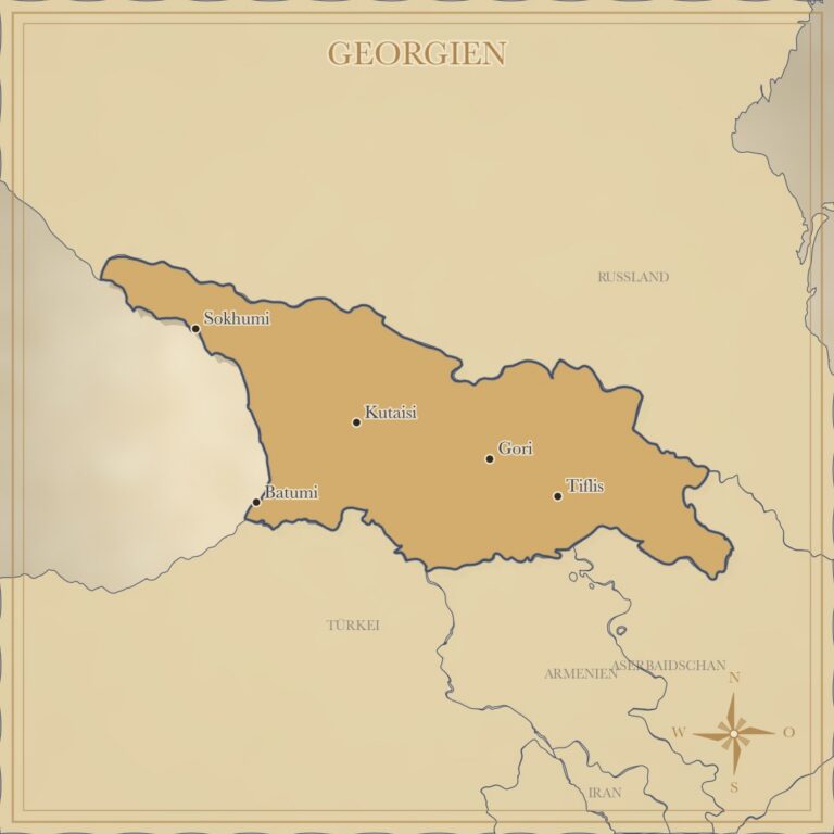 Landkarte Georgien