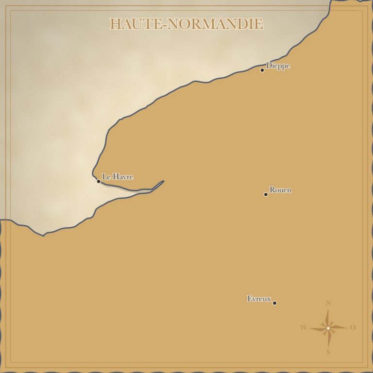 Landkarte Haute-Normandie