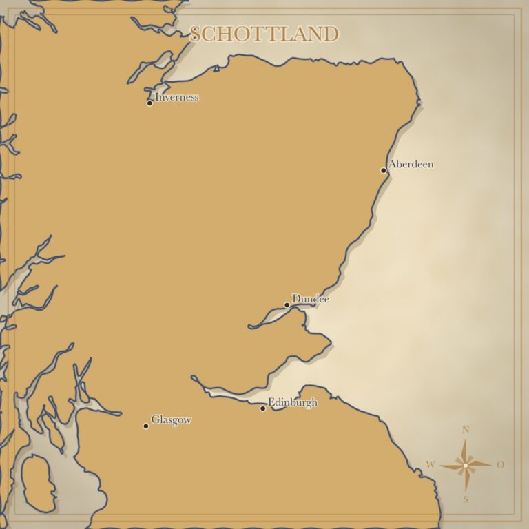 Landkarte Schottland