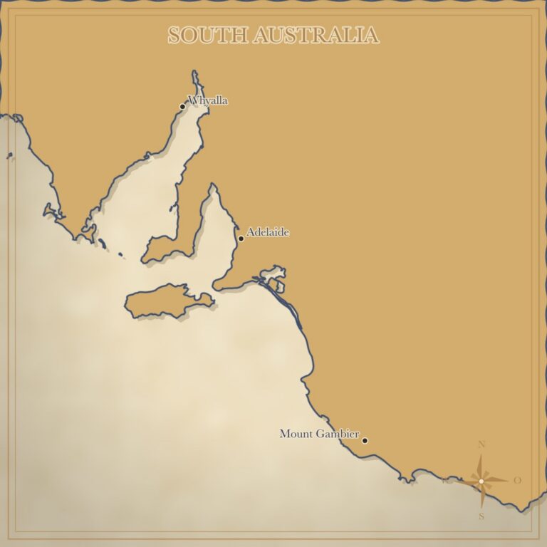Landkarte South Australia