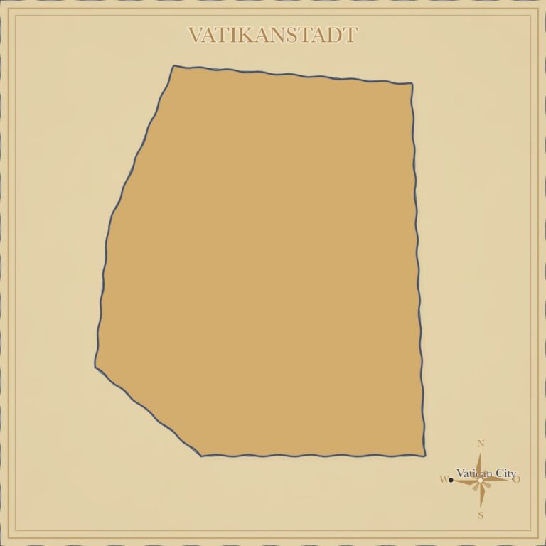 Landkarte Vatikanstadt
