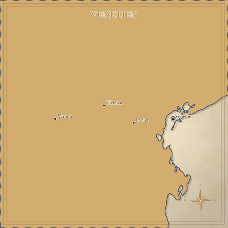 Landkarte Venetien