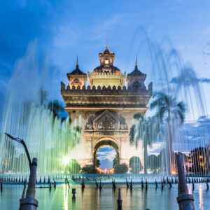Patuxay Monument in Vientiane