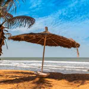 Sonnenschirm am Strand