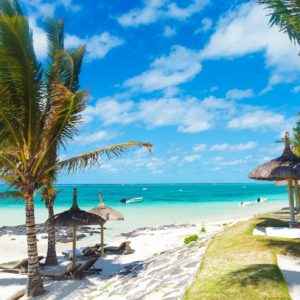 Strand auf Mauritius