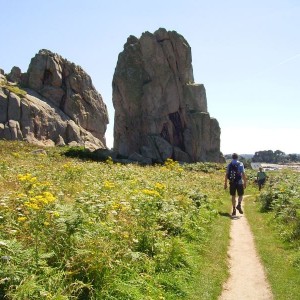 Felsen, Bretagne, Frankreich