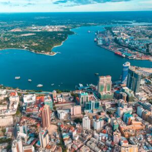 Blick auf Darsesalaam