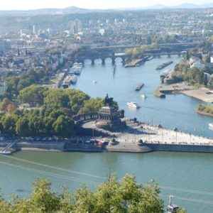 Deutsches Eck, Koblenz, Rheinland-Pfalz