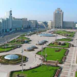 Independence Square, Minsk, Weissrussland