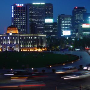 Innenstadt, Seoul, Südkorea