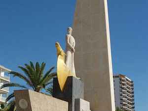 König James Statue, Salou, Katalonien
