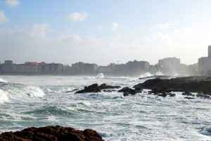 Küste, La Coruna, Galicien