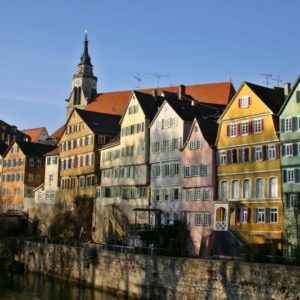 Neckar, Tübingen, Baden Württemberg