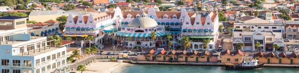 Blick auf Oranjestad