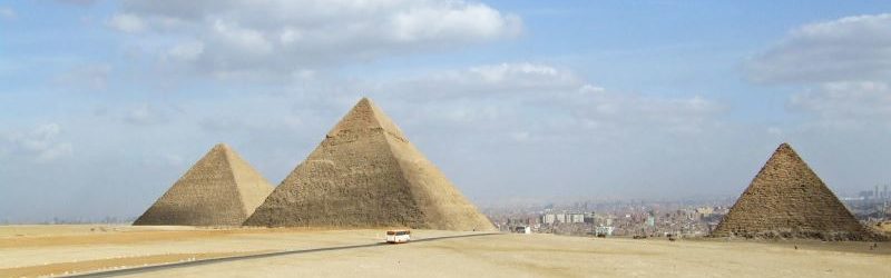 Pyramiden in der Wüste, Ägypten