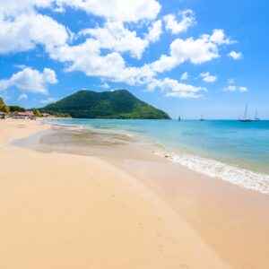 Reduit Beach auf St. Lucia