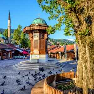 Sebilj-Brunnen in Sarajevo
