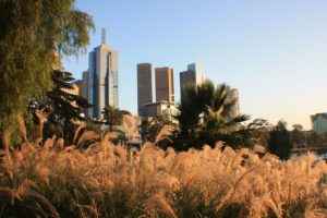 Skyline von Melbourne, Australien