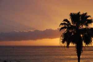 Sonnenuntergang, Kanaren, Spanien