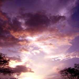 Sonnenuntergang, Kathmandu, Nepal