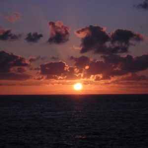 Sonnenuntergang, San Sebastian, Baskenland