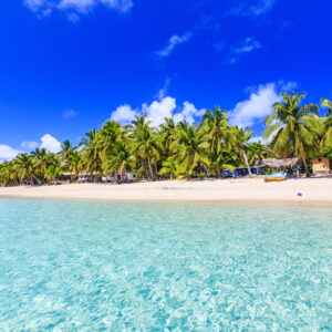 Strandabschnitt auf den Fidschis