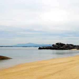 Strand, Galicien, Spanien