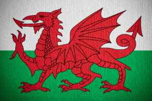 Wales Flagge