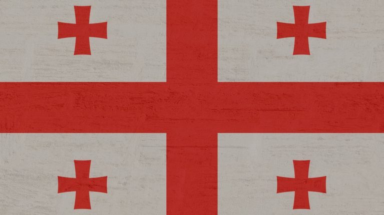 Georgien Flagge