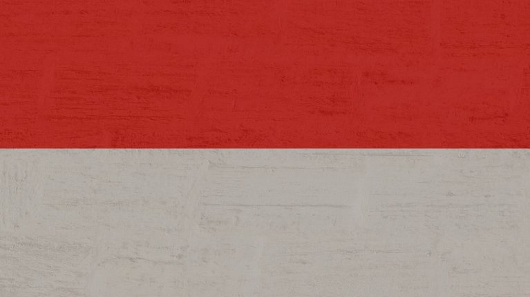 Flagge Indonesien