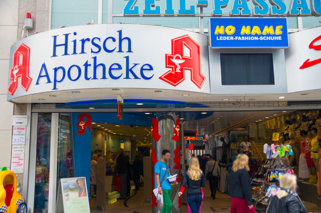 Hirsch Apotheke Zeil 1