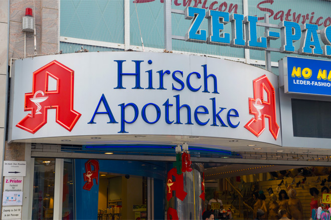 Hirsch Apotheke Zeil 3