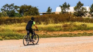 Mountainbiker auf Zypern