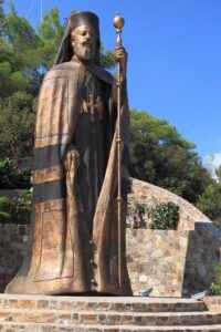 Bronzestatue Makarios