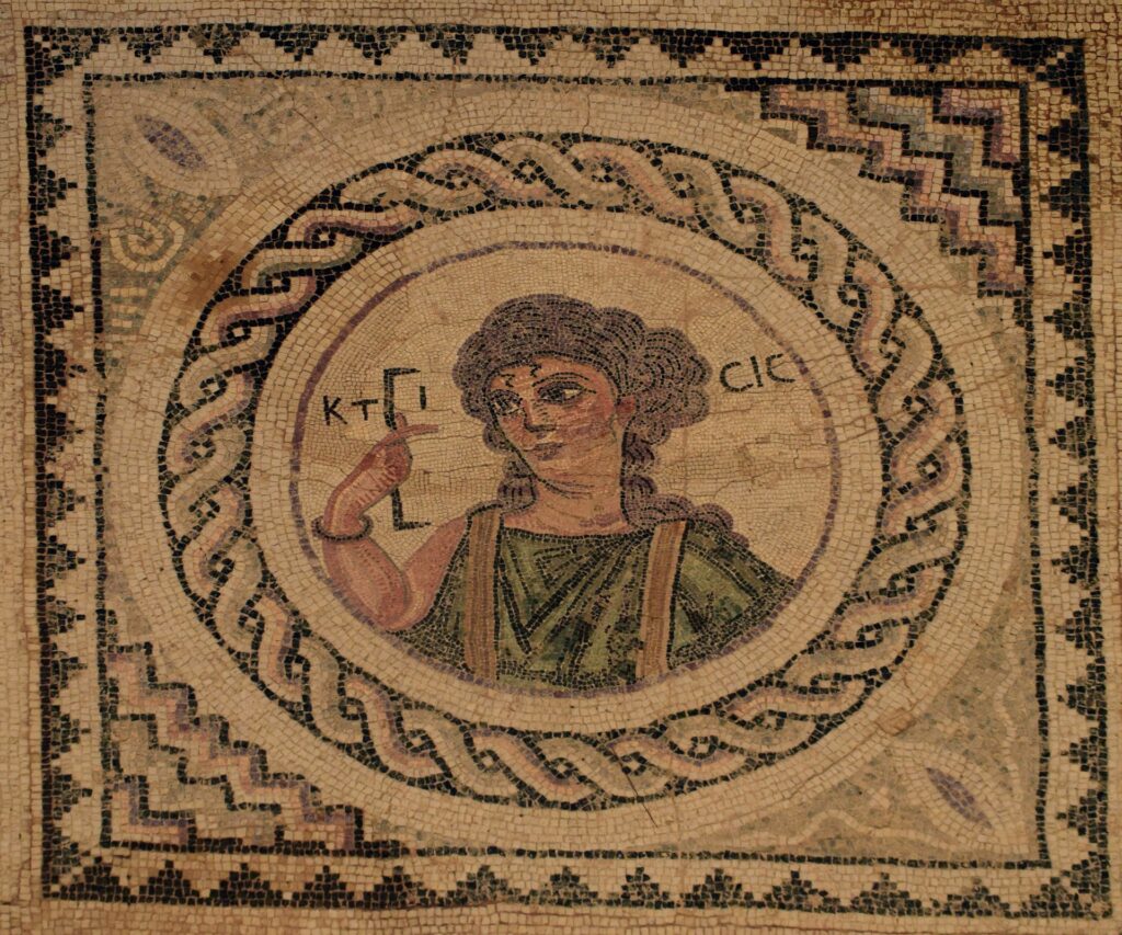 Mosaik in der Villa des Eustolios in Kourion